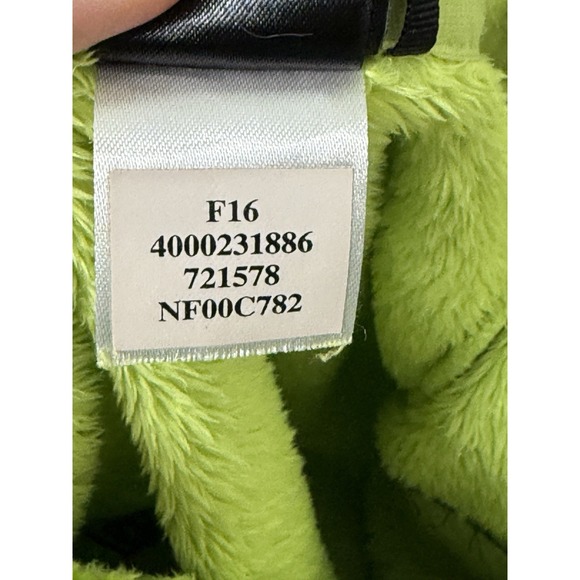 The North Face Women's Osito Fleece Zip Up Jacket Lime Green Outdoor Casual Med - Picture 5 of 14